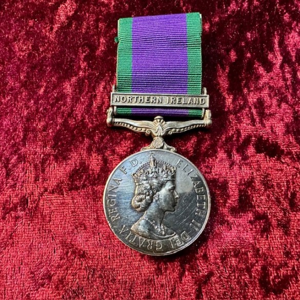 GSM Medal with Northern Ireland Bar